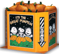 Charlie Brown pumpkin bin